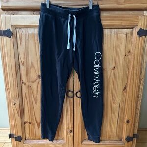 Calvin Klein Sleepwear Casual jogger Sweat Pants Black Women's Size Small